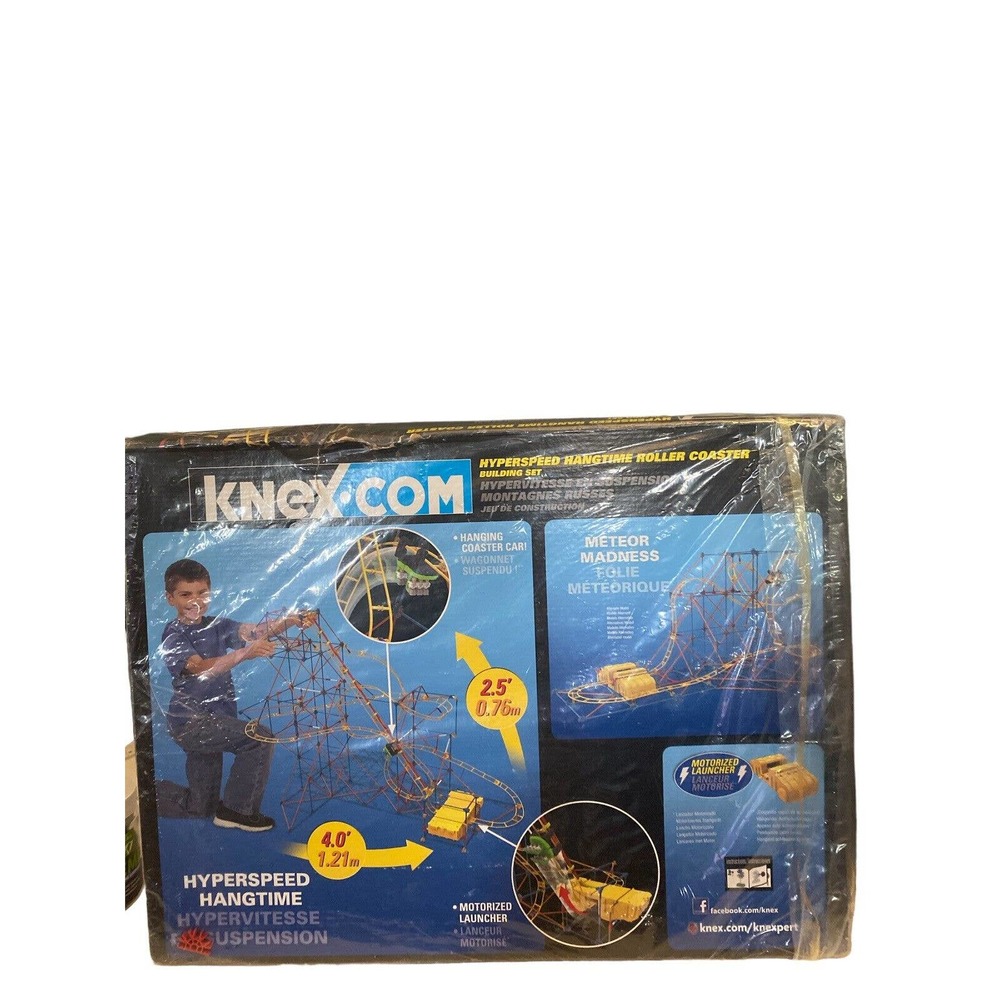 K'NEX 51415 Hyperspeed Hangtime Roller Coaster 628 piece Building Set NEW - Picture 2 of 2
